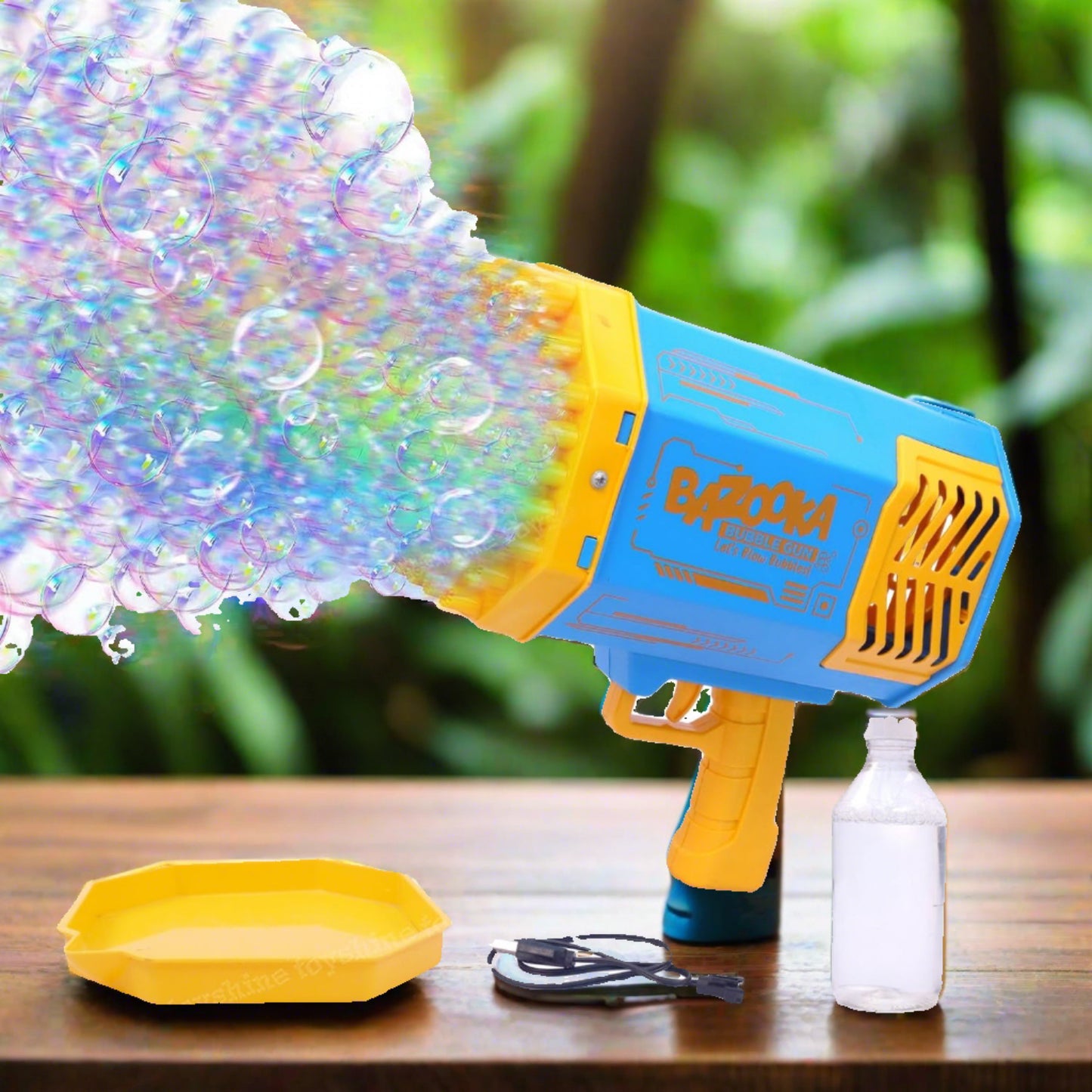 69 Holes Big Rechargeable Powerful Machine Bubble Gun Toys For Kids Adults Bubble Makers Big Rocket Boom Bubble Blower Best Gifts